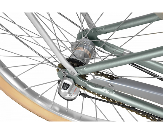 Велосипед Stark Comfort Lady 3-speed (серебристый/серый), Цвет: серый, Размер рамы: 18", изображение 3