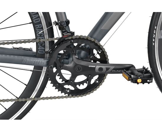 Велосипед Stark Peloton 700.1 (серый/чёрный), Цвет: серый, Размер рамы: 18", изображение 7