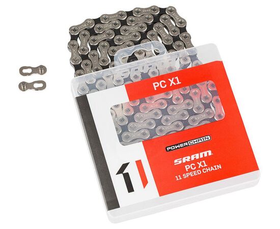 Цепь для велосипеда SRAM PC-X1 11 скоростей 118 звеньев PowerLock, изображение 2