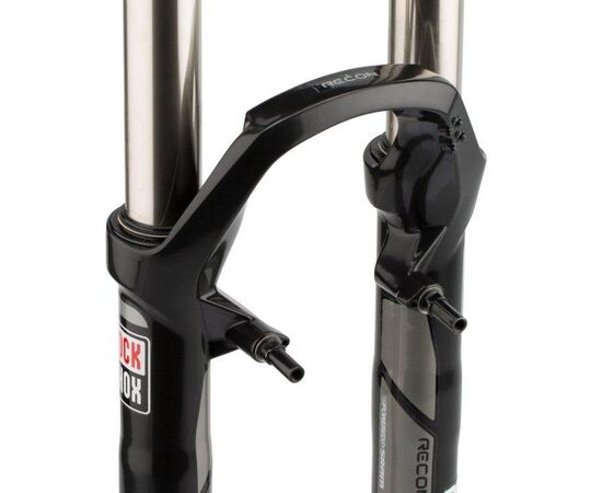 Вилка велосипедная RockShox Recon Silver TK Solo Air 26", 9QR, 100 мм, A-H, Disc+V-Br (без манетки, чёрный), изображение 5