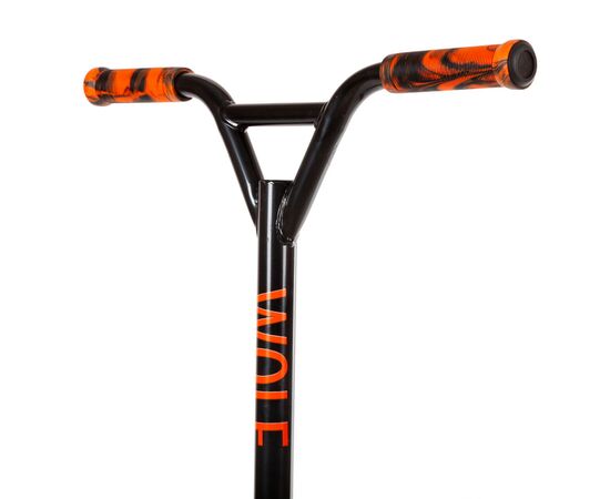 Трюковый самокат Novatrack WOLF 50 (черно-оранжевый), Цвет: оранжевый, изображение 7