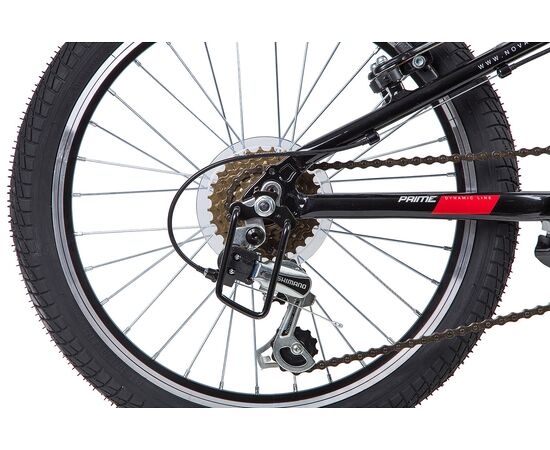 Велосипед Novatrack Prime 6.V 20" (чёрный), изображение 6 Велосипед Novatrack Prime 6.V 20" (чёрный), изображение 6