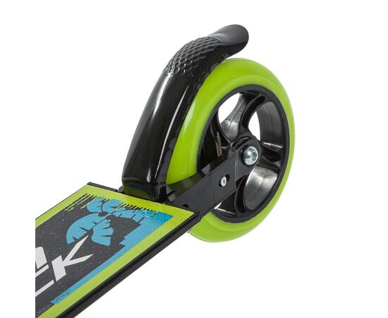 Городской самокат Novatrack JUNGLE 145 Steel (черно-зеленый), Цвет: зелёный, изображение 5