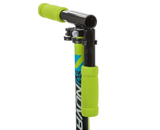 Городской самокат Novatrack JUNGLE 145 Steel (черно-зеленый), Цвет: зелёный, изображение 6