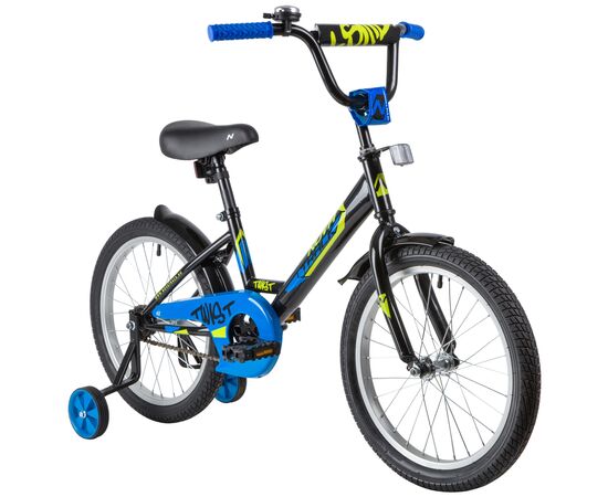 Велосипед Novatrack Twist 18" (чёрный), Цвет: черный, изображение 2