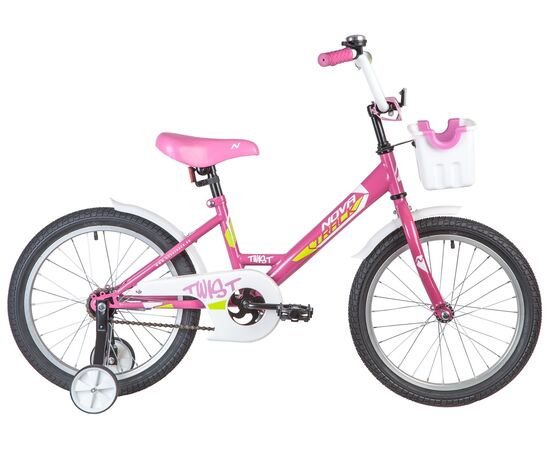 Велосипед Novatrack Twist 18" (розовый), Цвет: розовый