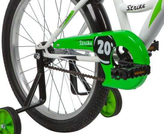 Велосипед Novatrack Strike 20" (белый-зелёный), Цвет: салатовый, изображение 6