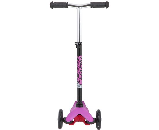 Кикборд Novatrack DISCO-KIDS Basic (черно-розовый), Цвет: розовый, изображение 2