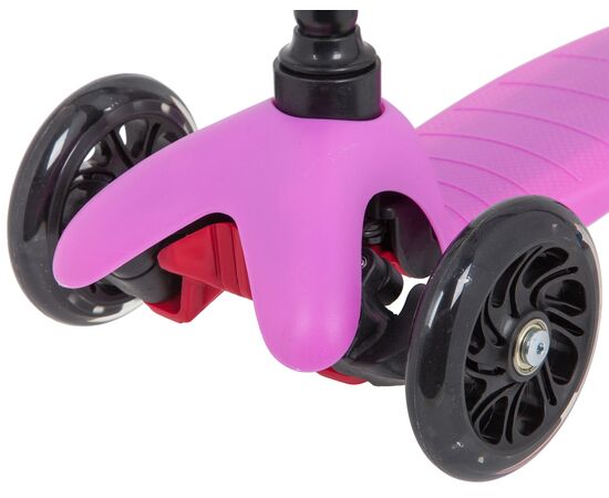 Кикборд Novatrack DISCO-KIDS Basic (черно-розовый), Цвет: розовый, изображение 4