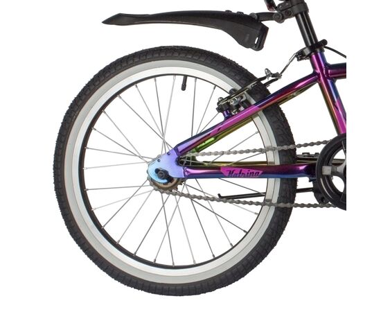 Велосипед Novatrack Katrina 20" (фиолетовый металлик), изображение 5