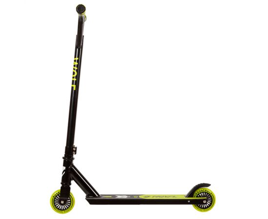 Трюковый самокат Novatrack WOLF 50 (черно-зеленый), Цвет: зелёный, изображение 2