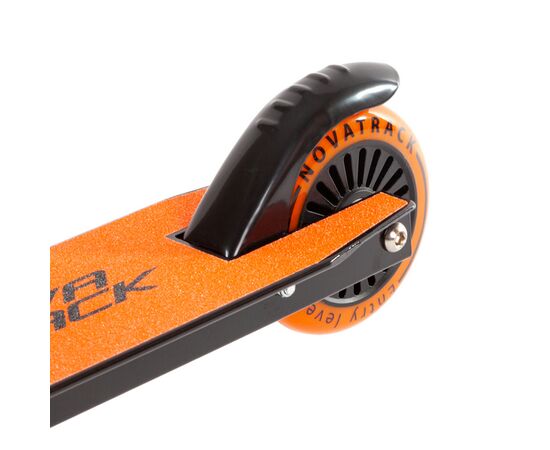Трюковый самокат Novatrack WOLF 50 (черно-оранжевый), Цвет: оранжевый, изображение 8