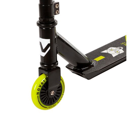 Трюковый самокат Novatrack WOLF 50 (черно-зеленый), Цвет: зелёный, изображение 9