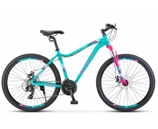 Велосипед Stels Miss 7500 MD 27.5" (мятный матовый), Цвет: бирюзовый, Размер рамы: 16"