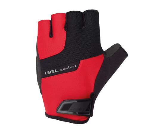 Перчатки велосипедные CHIBA Gel Comfort (красный), Цвет: красный, Размер: M