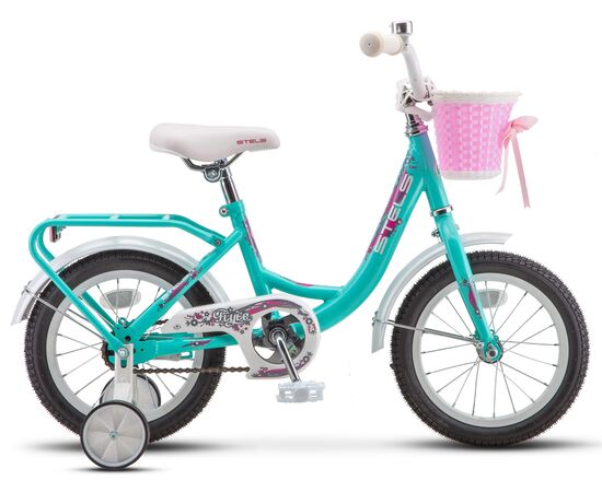 Велосипед детский Stels Flyte Lady 14" (бирюзовый), Цвет: бирюзовый, Размер рамы: 9,5"