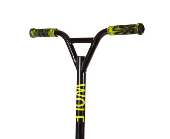 Трюковый самокат Novatrack WOLF 50 (черно-зеленый), Цвет: зелёный, изображение 7