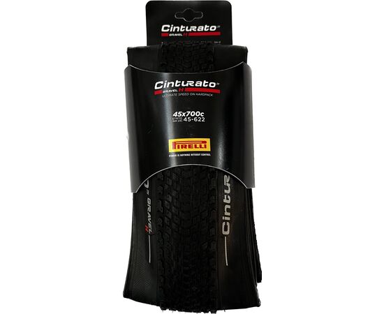 Покрышка Pirelli Cinturato Gravel Hard TLR 45-622 (чёрный, 700x45C), Цвет: черный, Ширина: 1.75" (45 мм), изображение 5