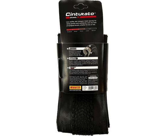 Покрышка Pirelli Cinturato Gravel Hard TLR 45-622 (чёрный, 700x45C), Цвет: черный, Ширина: 1.75" (45 мм), изображение 7