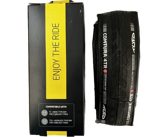 Покрышка TUFO Comtura 4TR 25, 25-622 (700x25C), шоссе, 5–7 bar (75–100 p.s.i.), TPI 210/375 (чёрный), изображение 5