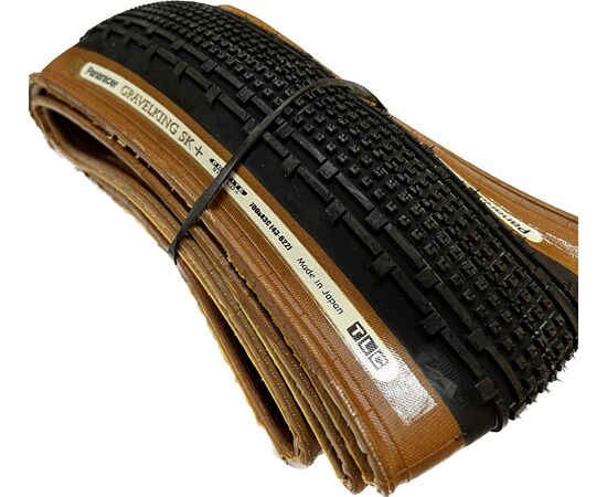 Покрышка Panaracer GravelKing SK Plus TLC 43-622 (чёрно-коричневая), изображение 6