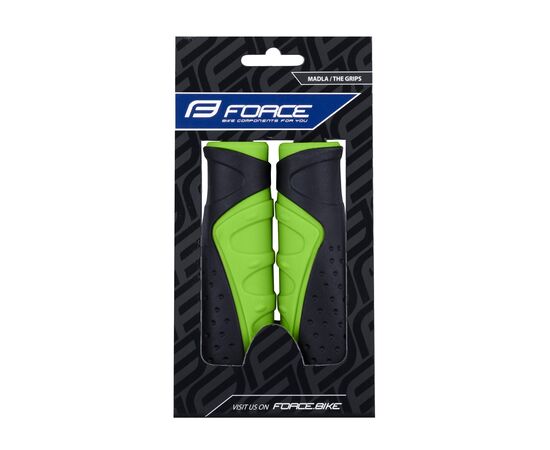 Ручки руля Force 382141 L-130 (чёрно-зелёные), Цвет: зелёный, изображение 2