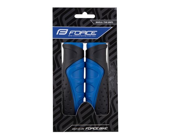 Ручки руля Force 382143 L-130 (чёрно-синие), Цвет: синий, изображение 2