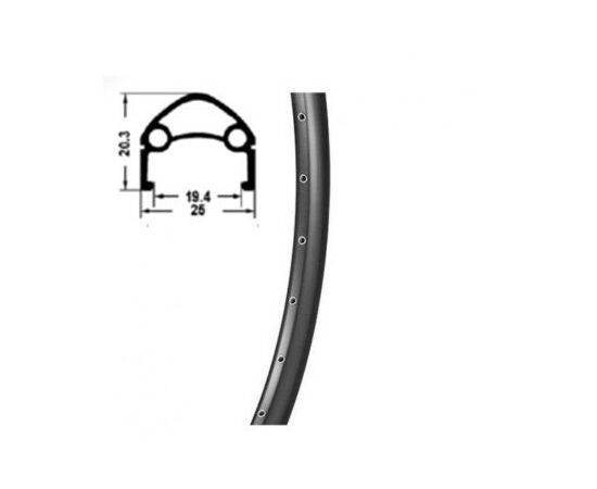 Обод велосипедный для дисковых тормозов H35236 00-180915 27.5" 32 отв.
