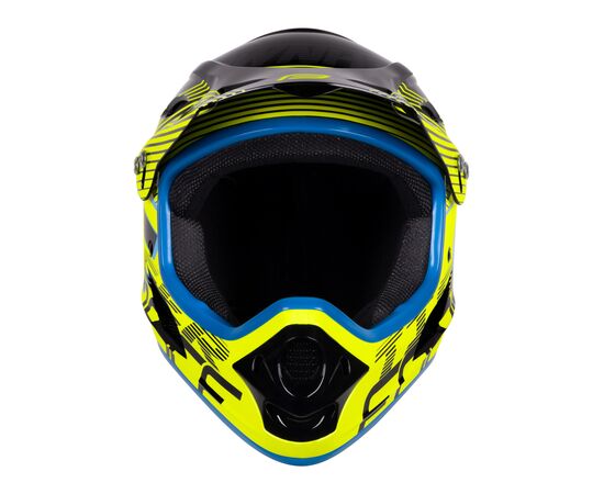 Шлем велосипедный Force TIGER downhill (черно-салатовый), изображение 3 Шлем велосипедный Force TIGER downhill (черно-салатовый), изображение 3