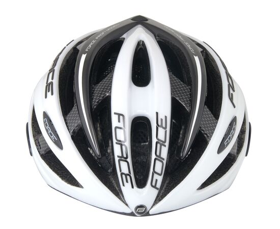 Шлем велосипедный Force ROAD PRO (бело-чёрный), Цвет: серый, Размер: 58-63, изображение 2