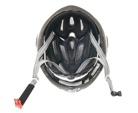 Шлем велосипедный Force ROAD PRO (бело-чёрный), Цвет: серый, Размер: 58-63, изображение 5