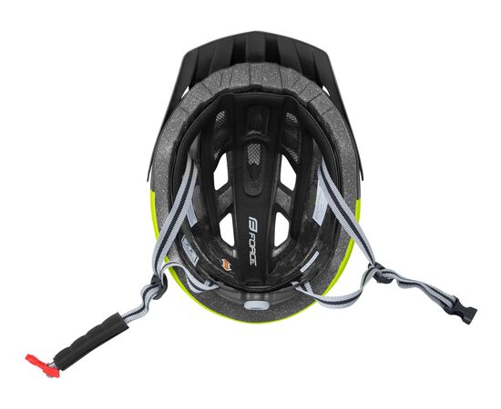 Шлем велосипедный Force CORELLA MTB (черно-салатовый), Цвет: черный, Размер: 54-58, изображение 5