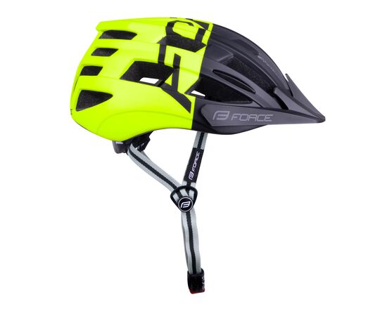 Шлем велосипедный Force CORELLA MTB (черно-салатовый), Цвет: черный, Размер: 54-58, изображение 2