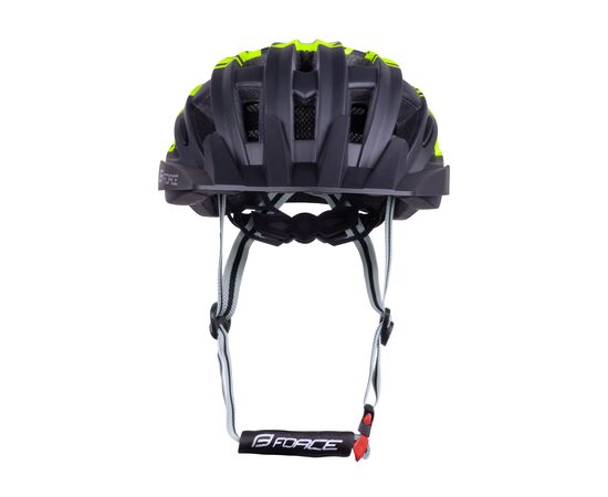 Шлем велосипедный Force CORELLA MTB (черно-салатовый), Цвет: черный, Размер: 54-58, изображение 4