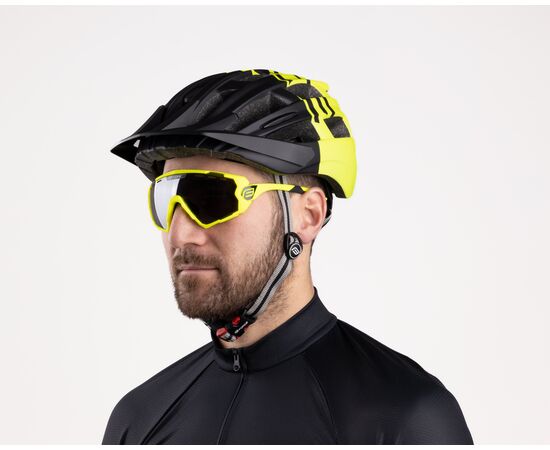 Шлем велосипедный Force CORELLA MTB (черно-салатовый), Цвет: черный, Размер: 54-58, изображение 6