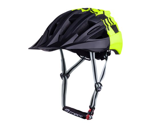 Шлем велосипедный Force CORELLA MTB (черно-салатовый), Цвет: Черный, Размер: 54-58