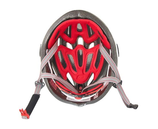 Шлем велосипедный Force ROAD (черно-бело-серый), Цвет: серый, Размер: 55-58, изображение 4