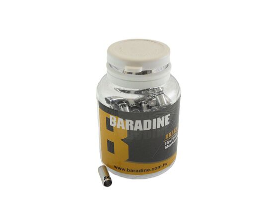 Наконечник оплётки троса тормоза BARADINE CAPBA01 (серебристый), Цвет: серый