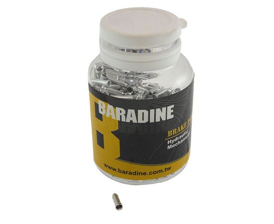 Наконечник троса тормоза BARADINE TIPBA01 (серебристый), Цвет: серый, изображение 2 Наконечник троса тормоза BARADINE TIPBA01 (серебристый), Цвет: серый, изображение 2