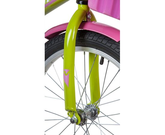 Велосипед Novatrack Twist 18" (зелёный/розовый), Цвет: зелёный, изображение 4