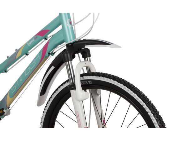 Велосипед Stinger Laguna D 24" (зелёный), Цвет: зелёный, Размер рамы: 12", изображение 4