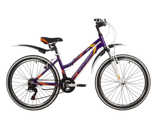 Велосипед Stinger Laguna 24" (фиолетовый), Цвет: фиолетовый, Размер рамы: 12"