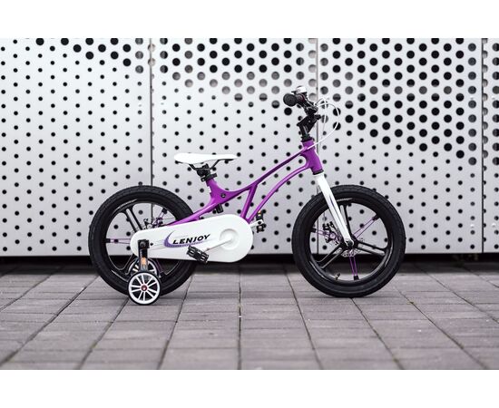 Детский велосипед Lenjoy Pilot 16 (фиолетовый), Цвет: фиолетовый