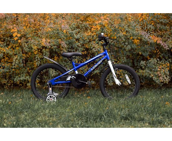 Детский велосипед Lenjoy Finder 18 (синий), Цвет: синий