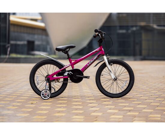 Детский велосипед Lenjoy Finder 18 (розовый), Цвет: розовый