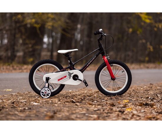 Детский велосипед Lenjoy Shadow 16 (чёрно-красный), Цвет: красный