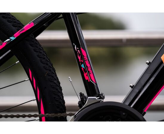 Велосипед RENOME JR 26 (черно-розовый), Цвет: черный, Размер рамы: XS, изображение 9