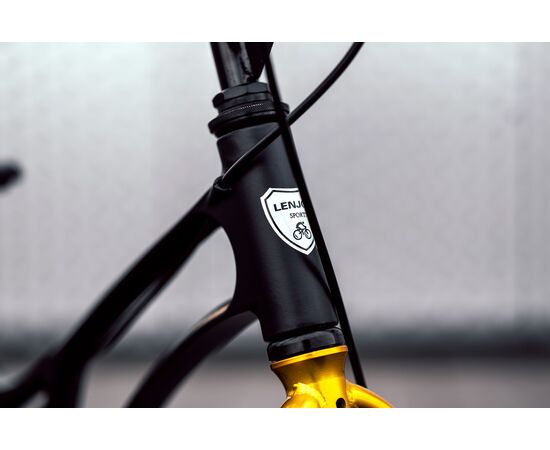 Детский велосипед Lenjoy Pilot 16 (чёрно-жёлтый), Цвет: жёлтый, изображение 3