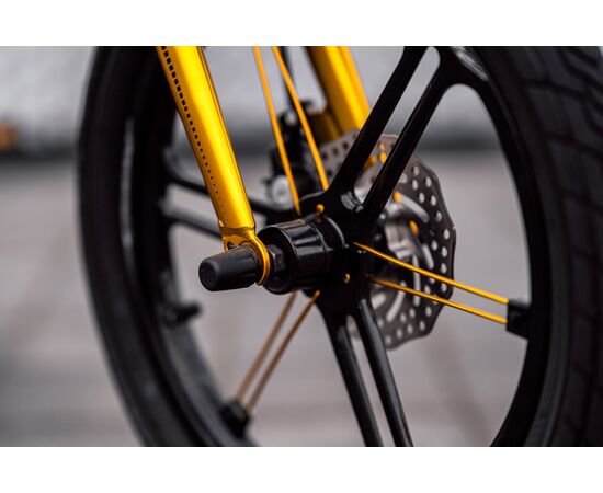 Детский велосипед Lenjoy Pilot 16 (чёрно-жёлтый), Цвет: жёлтый, изображение 4