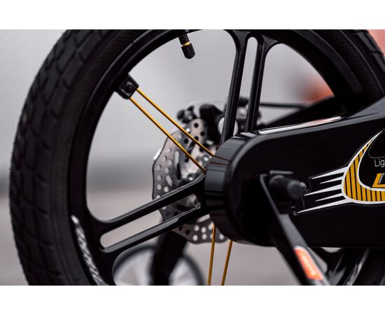 Детский велосипед Lenjoy Pilot 16 (чёрно-жёлтый), Цвет: жёлтый, изображение 6